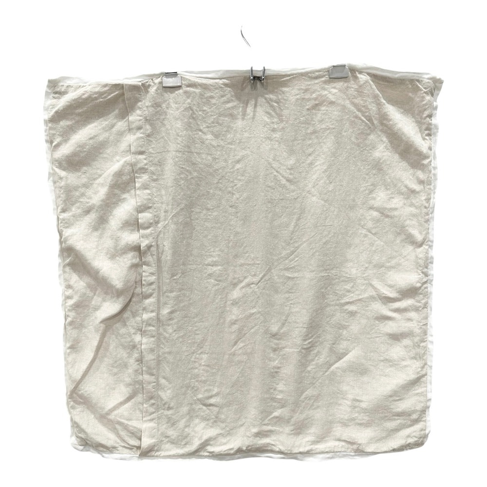 Pottery Barn Euro Sham 100% Linen Oatmeal Beige Neutral Pillow Cover 26x26